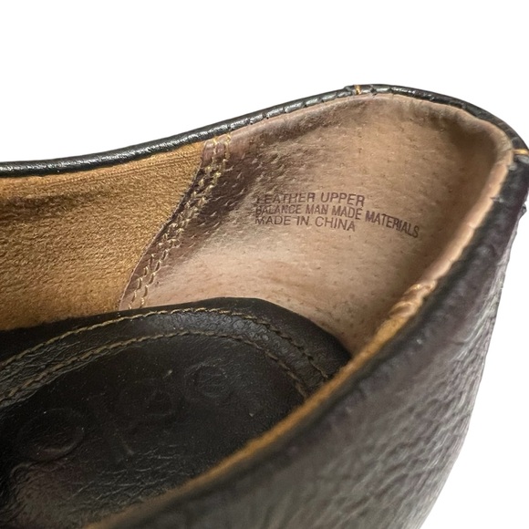 Bolo Black Leather Chunky Heel Booties Size 9 - Picture 8 of 9